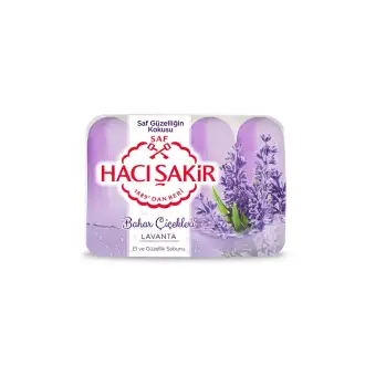 Hacı Şakir Güzellik Sabunu Lavanta 4x70 Gr
