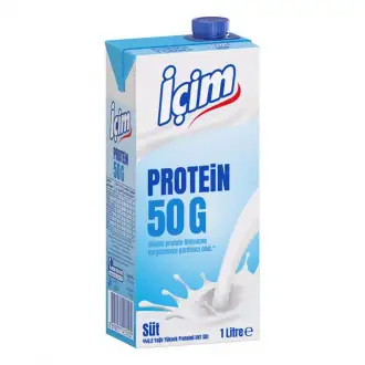 İçim Protein 50 G Yüksek Proteinli Süt 1000 Ml