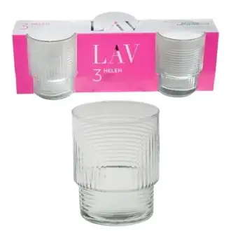 LAV HELEN 3 LÜ MEŞRUBAT BARDAĞI HLN 376 cc
