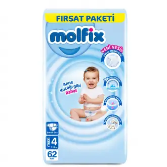 Molfix Fırsat Paketi Maxi 62 Li 4 No