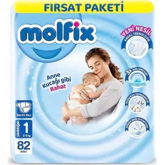 Molfix Fırsat Paketi Yeni Doğan 1 No 82 Li