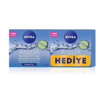 Nivea Aqua Sensation Özel Fırsat Canlandırıcı Bakım Kremi 50 Ml + 50 Ml