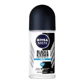 Nivea Deo Roll-On İnvisible Black&White Fresh Erkek 50 ml