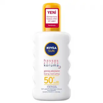 Nivea Sun Güneş Spreyi Hassas Güneş Alerjisi Gkf 50+ 200 ml