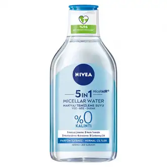 Nivea Yüz Bakım Makyaj Temizleme Suyu Micellar Normal Ciltler 400 ml