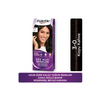 Palette Göz Alıcı Renkler 3-0 Koyu Kahve