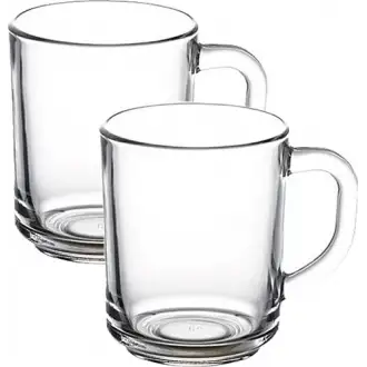 Paşabahçe Pub Kulplu Su Bardağı 2li