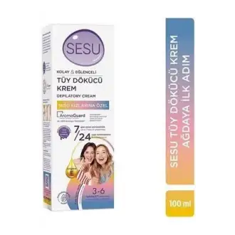 Sesu Tüy Dökücü Krem Ağdaya İlk Adım 100 Ml