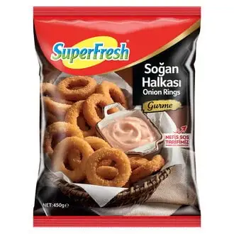 Superfresh Çıtır Soğan Halkası Gurme 450 Gr
