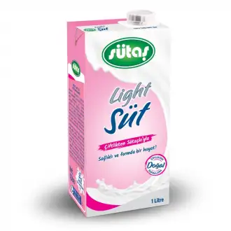 Sütaş Light Süt 1Lt
