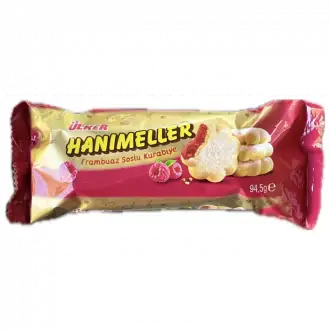 Ülker Hanımeller Frambuaz Soslu Bisküvi 94,5 G