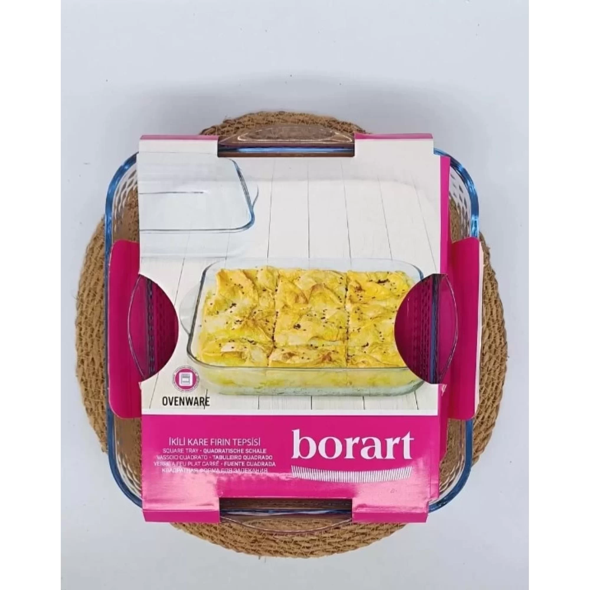 Borart  BOR 145428 Borcam Kare Büyük Petekli 2Li