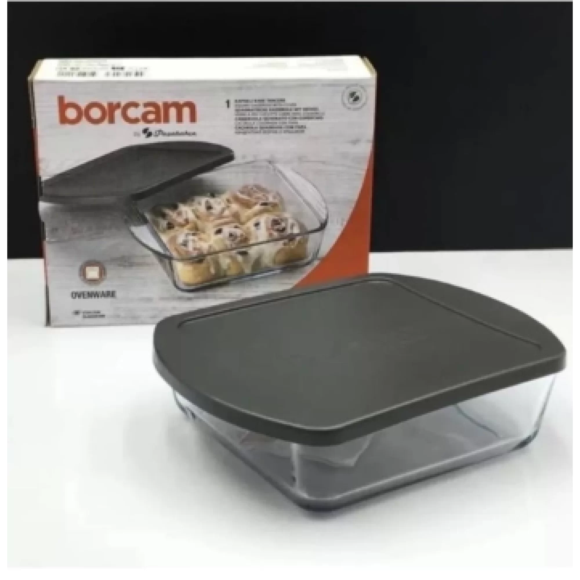 Paşabahçe 59854 Borcam Gri Kapak