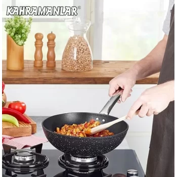 Kahraman KAH 3171 Titanyum Wok Tava 28 Cm