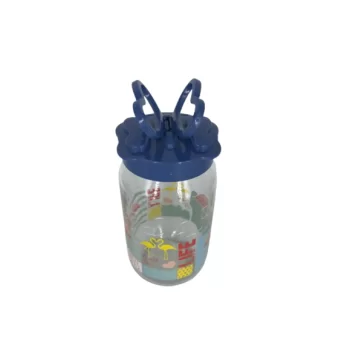 Titiz Plastik TTZ KC-232 Flap Desenli Kavanoz 1000 Ml