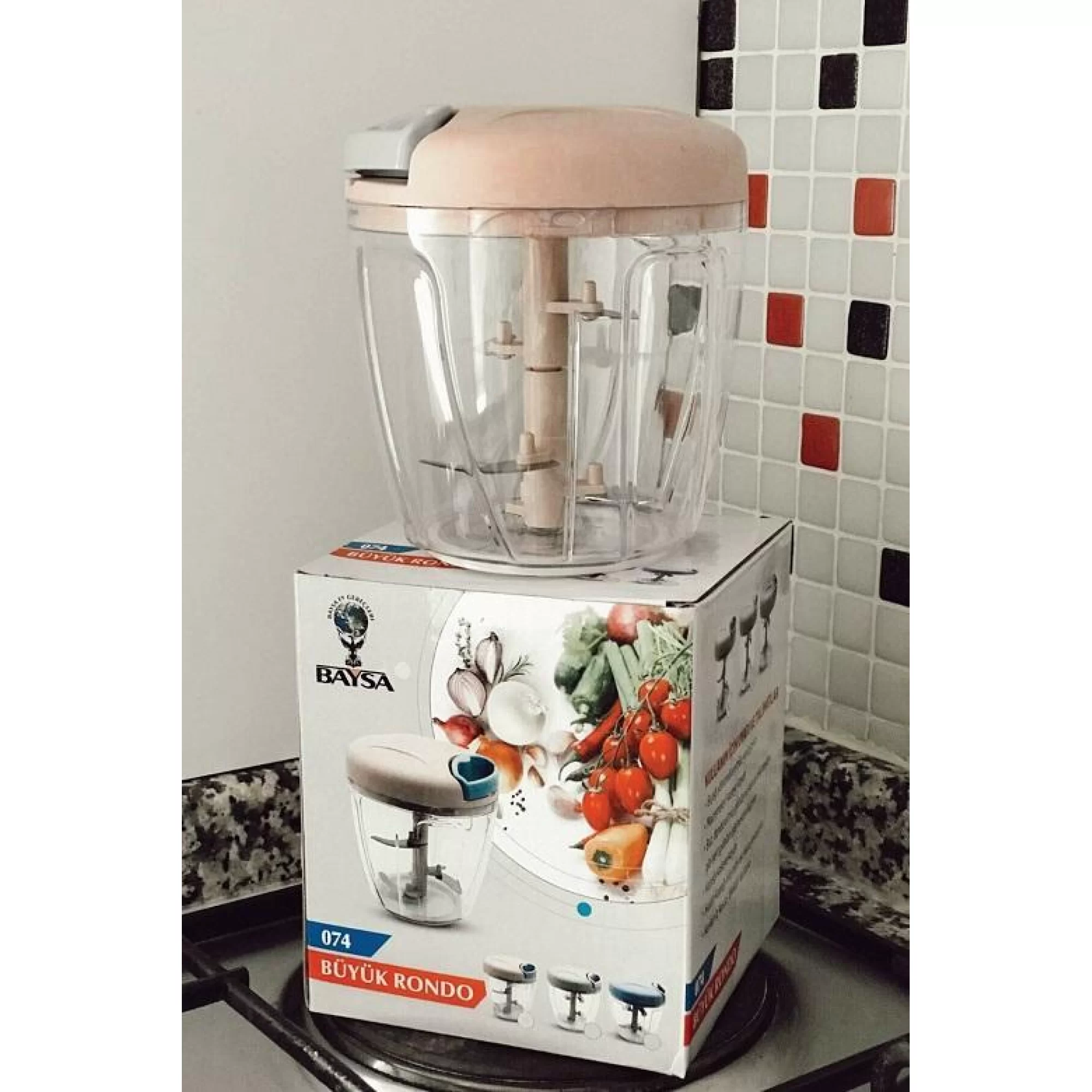 BYS 074 Rondo İpli Büyük 5 Bıçaklı