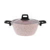 Emsan EMS 600/1427 Tencere Takımı 7parça Oasis-S Granit Set Lavander