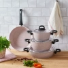 Emsan EMS 600/1427 Tencere Takımı 7parça Oasis-S Granit Set Lavander