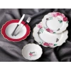 Gönül GNL G3205 Yemek Takımı Porselen Gül Bone 24 Parça