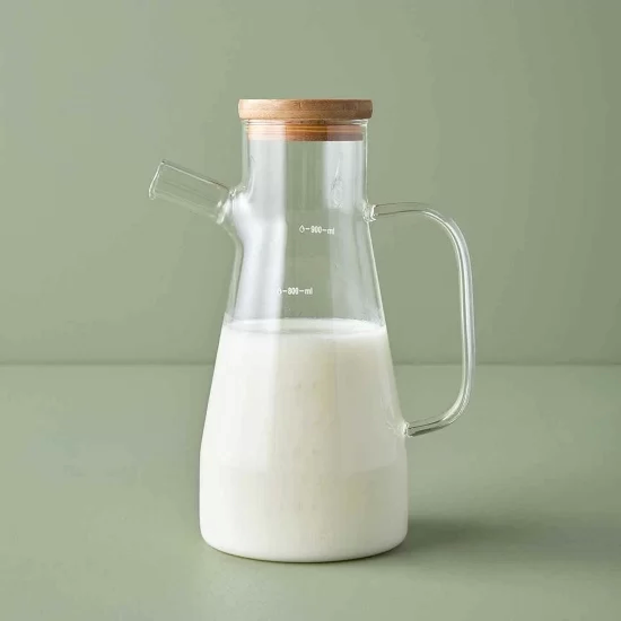 Balsa İth BLS YS08 Yağdanlık Cam Bambu Kapaklı 900ML