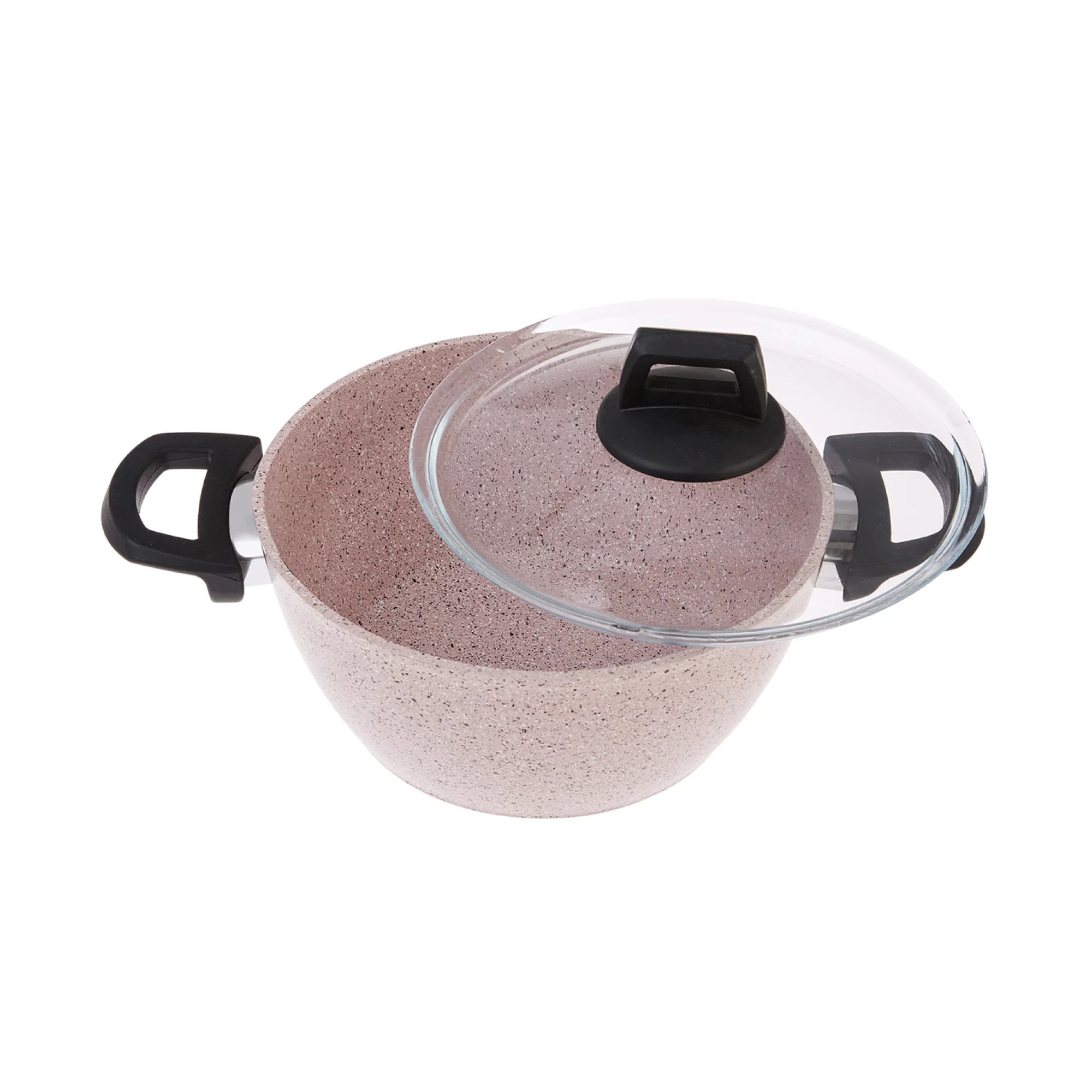 Emsan EMS 600/1427 Tencere Takımı 7parça Oasis-S Granit Set Lavander