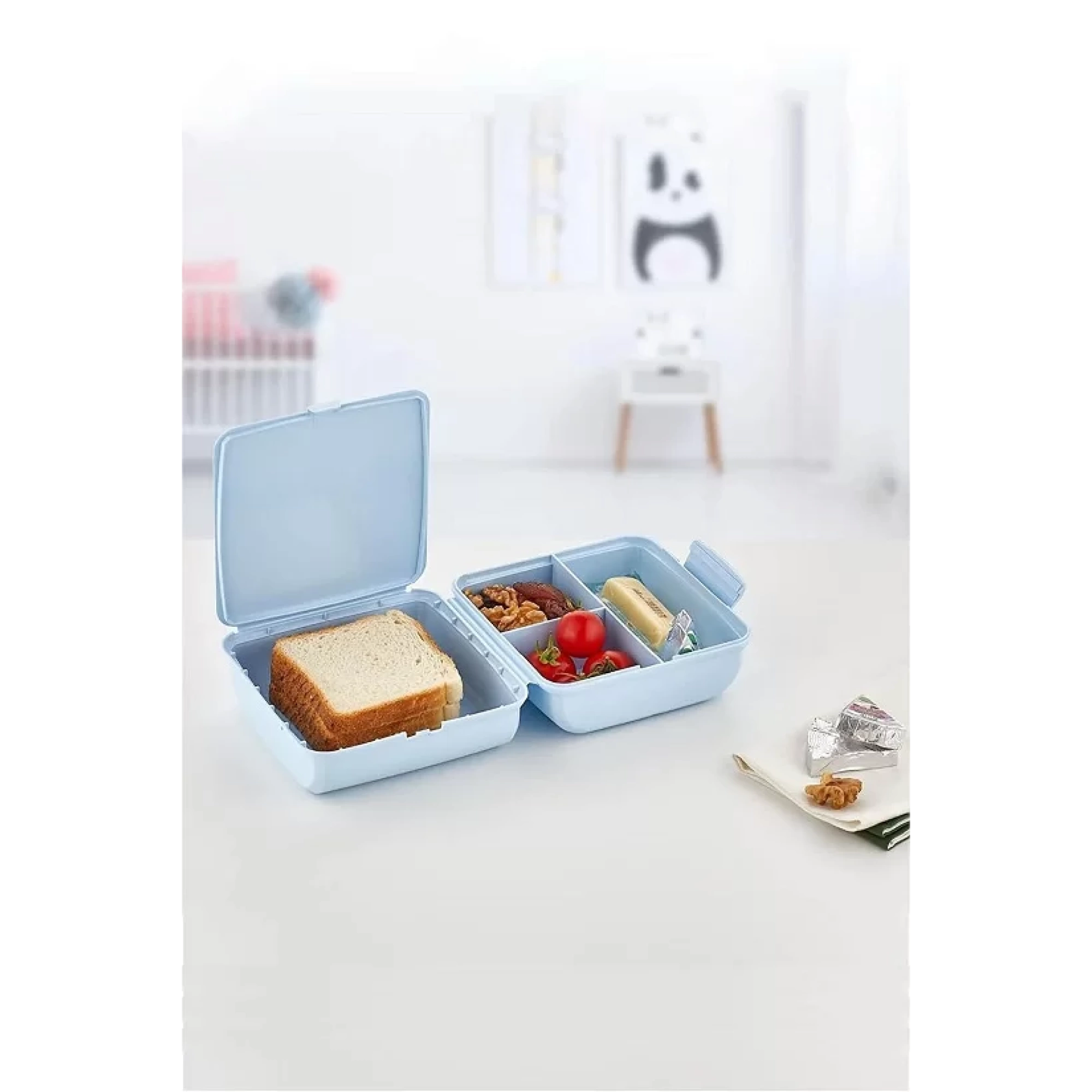 Lüx Plastik LÜX L-439 Beslenme Kutusu Trend 2 Bölmeli
