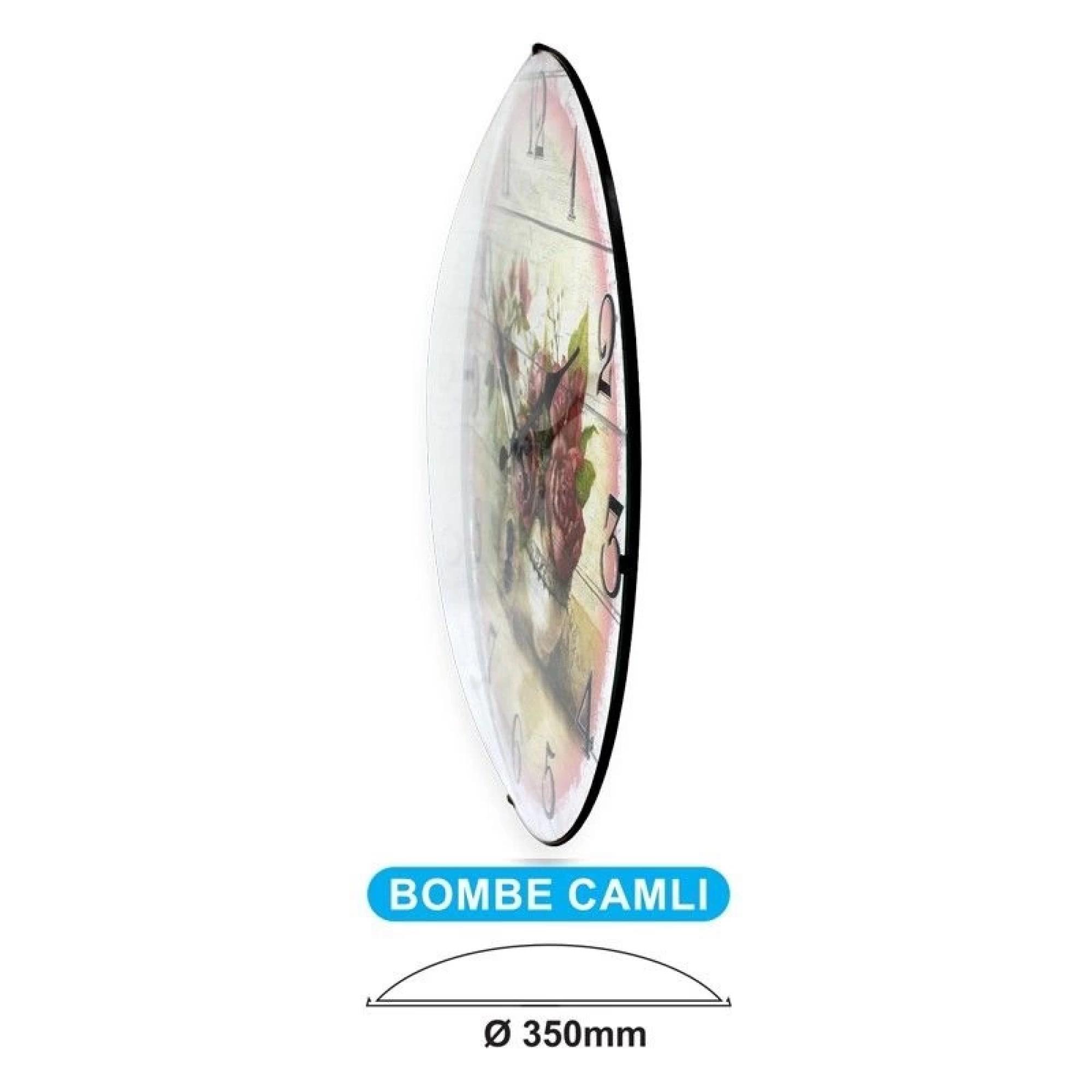 Aypaş AYP 1968-116  Duvar Saati Galaxy Kıely Bombeli