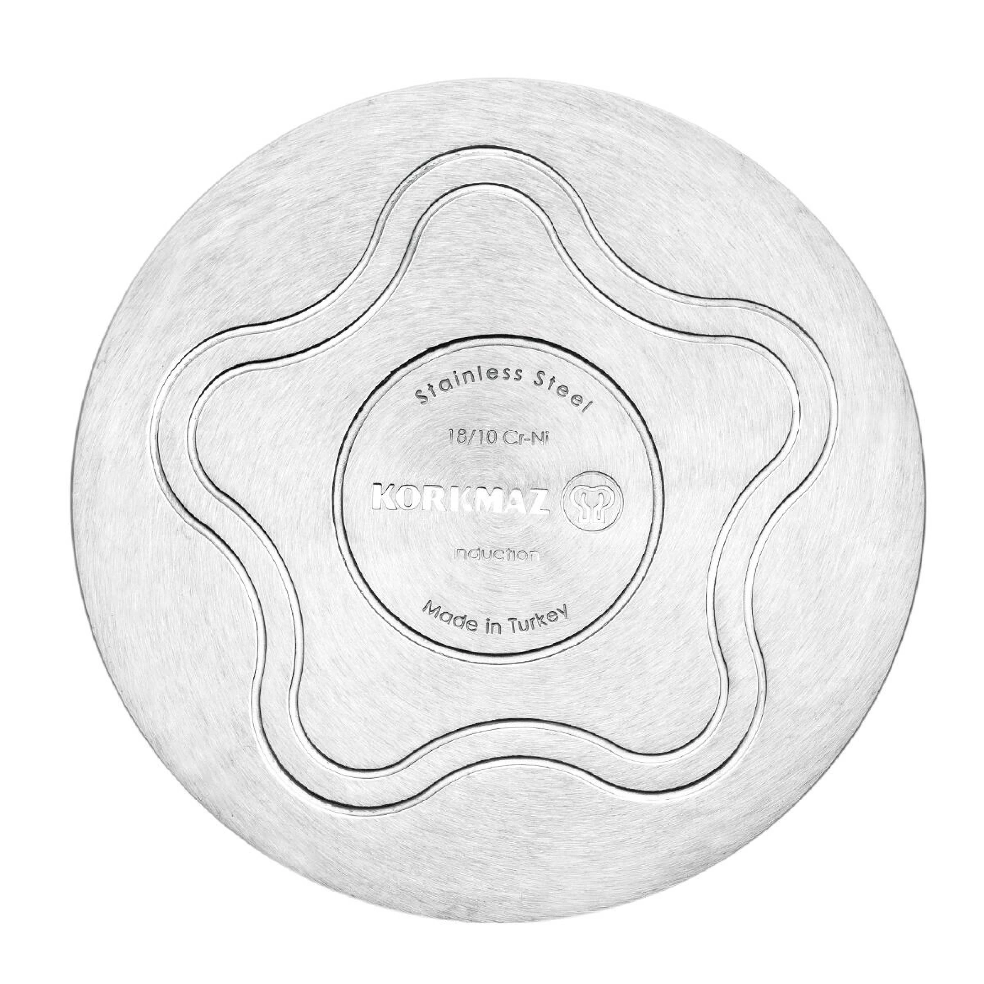 Korkmaz KOR A1657 Perla Çelik Tencere 24x12 cm / 5.5 lt