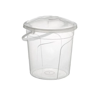 Erkoç Plastik ERK E-322 Şeffaf Kapaklı Kova 20 Lt