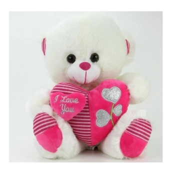Sağlam SAĞ 15961 Çift Kalpli Peluş Ayı 30 Cm