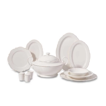 Korkmaz KOR A8241 Eliza Collection Yuvarlak Yemek Takımı 60 Parça