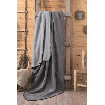 Cotton Box CTN 2717 Çift Kişilik Pamuk Battaniye Gri