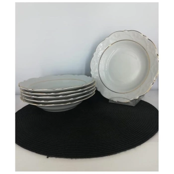 Porland POR 22CM/ALT Eko Atın Yaldız Çukur Tabak 22 cm
