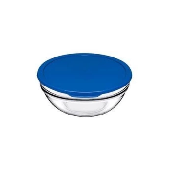Paşabahçe 53583/1 Kase Mavi Kapaklı Saklama Kabı Chefs 23 Cm