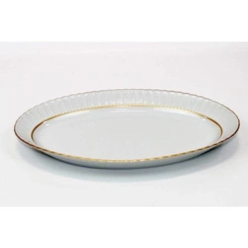 Güral Porselen GÜR SF30KY Kayık Tabak Sedef Çift File 30 Cm