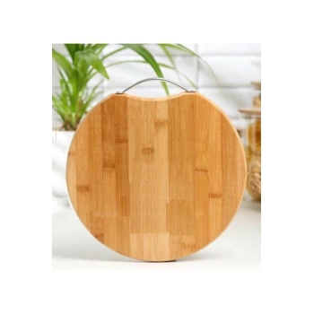 Balsa BLS B.EK 201 Kesim Tahtası Bambu Yuvarlak 25X25 CM