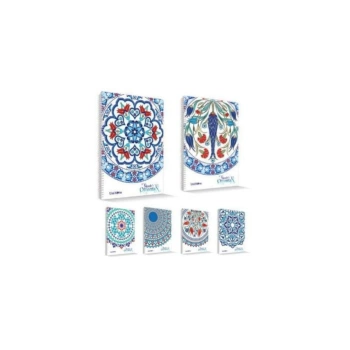Çınar ÇNR 71713 PP Kapak Spiralli Çizgili Defter 120 Yaprak