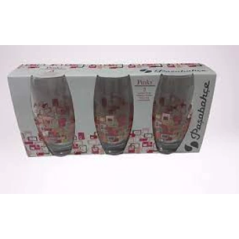 Paşabahçe 41020/7 Su Bardağı Pinky 3 Lü