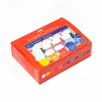 Faber Castell KRS 0303 Boya Guaj 12Lİ F-C 160401