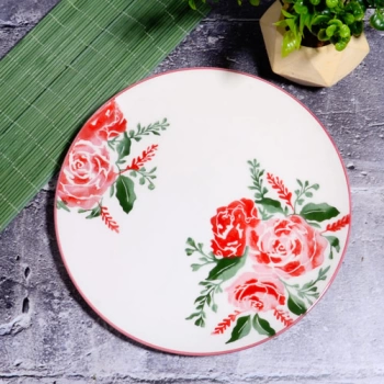 Kosova KOS 1905 Servis Tabağı Gül Desen 26Cm