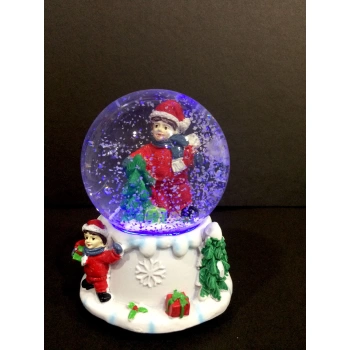 Sağlam SAĞ 1845 Müzikli Küre Sulu Işıklı Noel Büyük