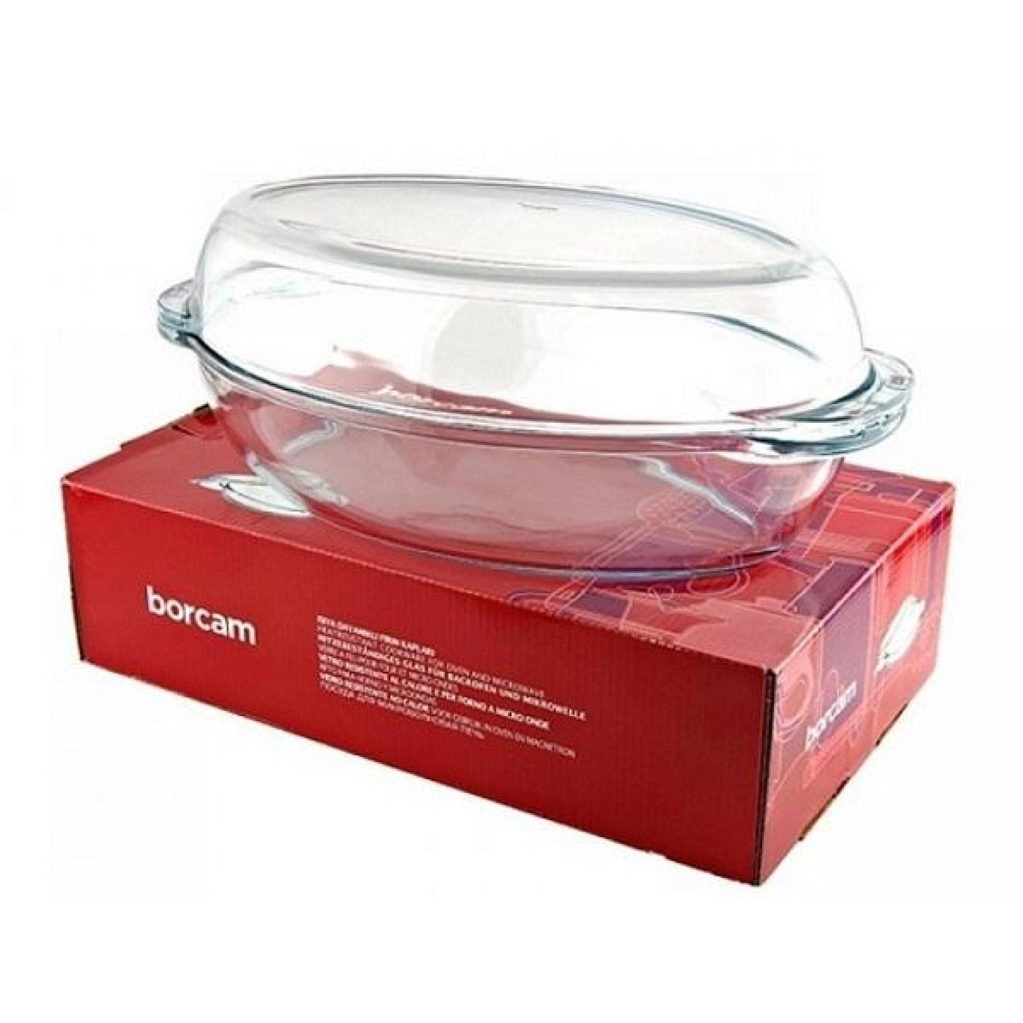 Paşabahçe 59052 Borcam Oval Kapaklı Tencere