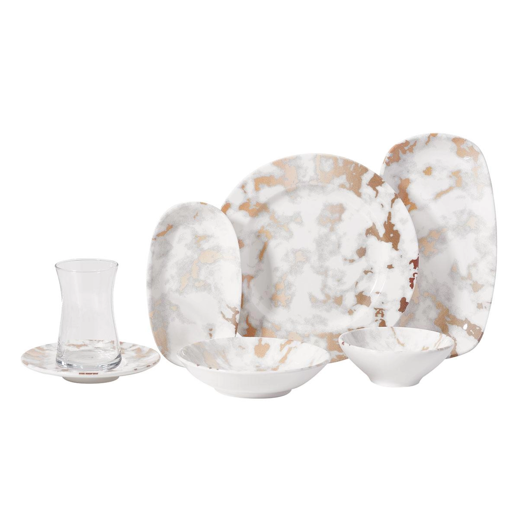 Kokmaz KOR A8745 Kahvaltı Takmı Doğa Coll. 26 Parça
