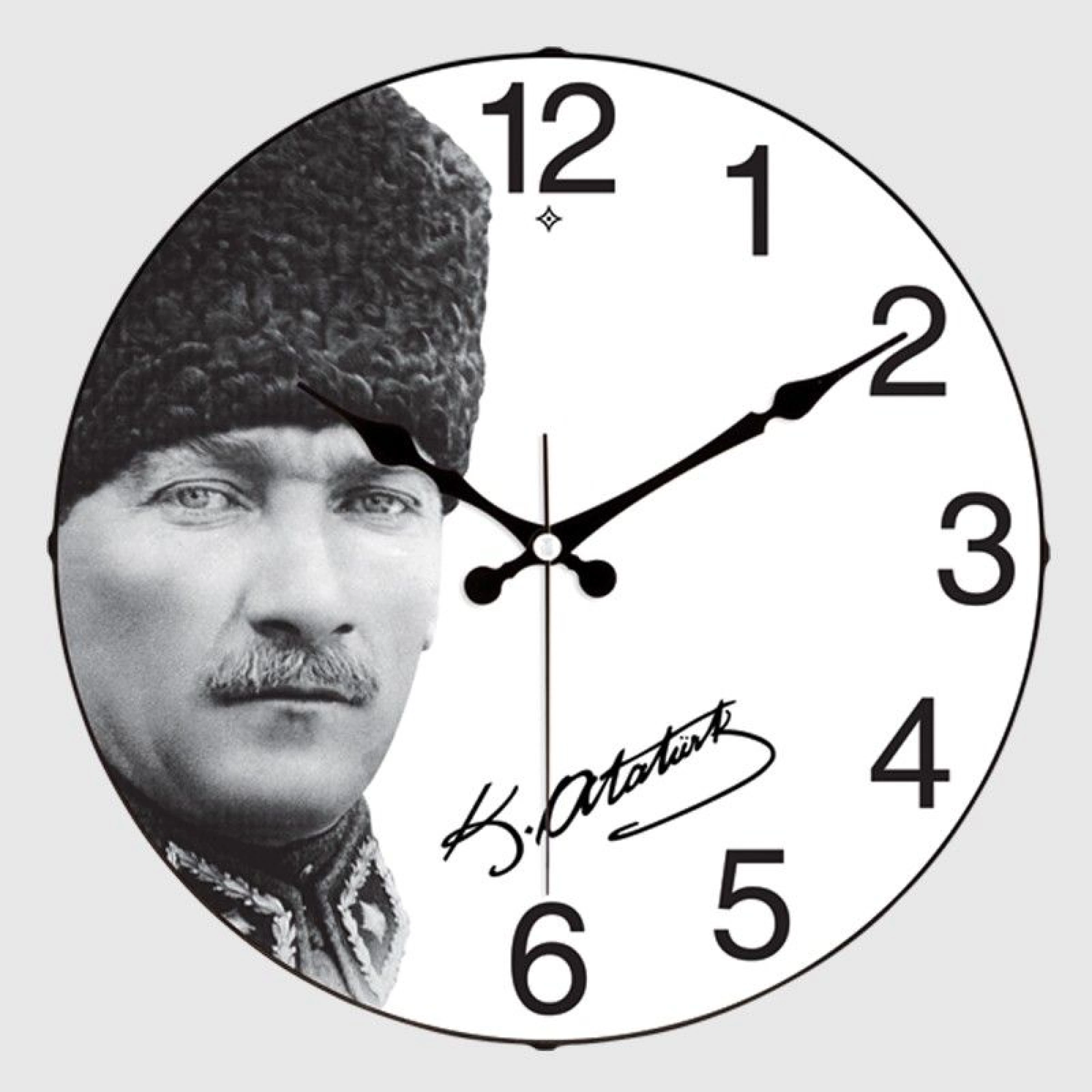 Aypaş AYP 1968-40 Duvar Saati Eskitme Atatürk