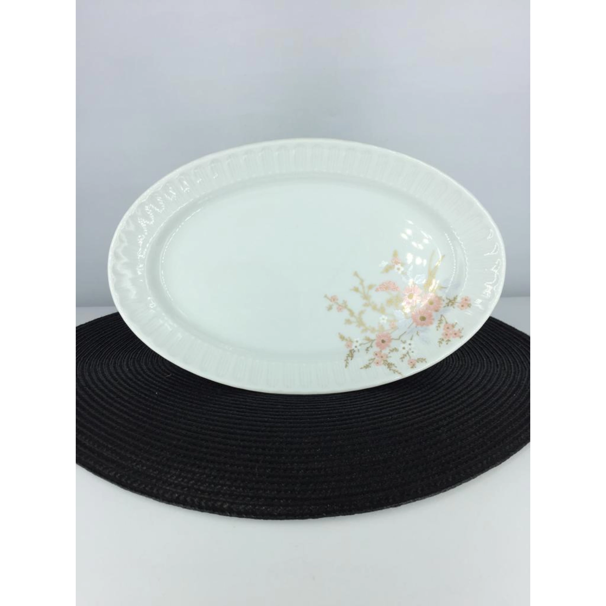 Güral GÜR 1208 KYK/30CM Kayık Tabak Çiçekli 30Cm