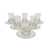 Paşabahçe 95483/A Aloha Çay Seti 6 Bardak 6 Tabak