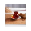 Paşabahçe 950051 Çay Seti Dantel Porselen Tabaklı 12 Parça