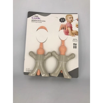 Sun Plastik SUN SC-330 Bebek Kaşık-Çatal Seti
