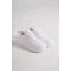 ALESSI Bağcıklı Ortopedik Taban Kadın Sneaker Spor Ayakkabı BT - Beyaz