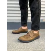 JY0610 Clasico Bağcıklı Cilt Erkek Günlük Klasik Ayakkabı CST - Camel